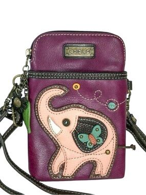 CHALA Vegan Leather Elephant Crossbody Bag